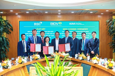 BIDV, KIM và BSC ký kết biên bản ghi nhớ về hợp tác toàn diện 