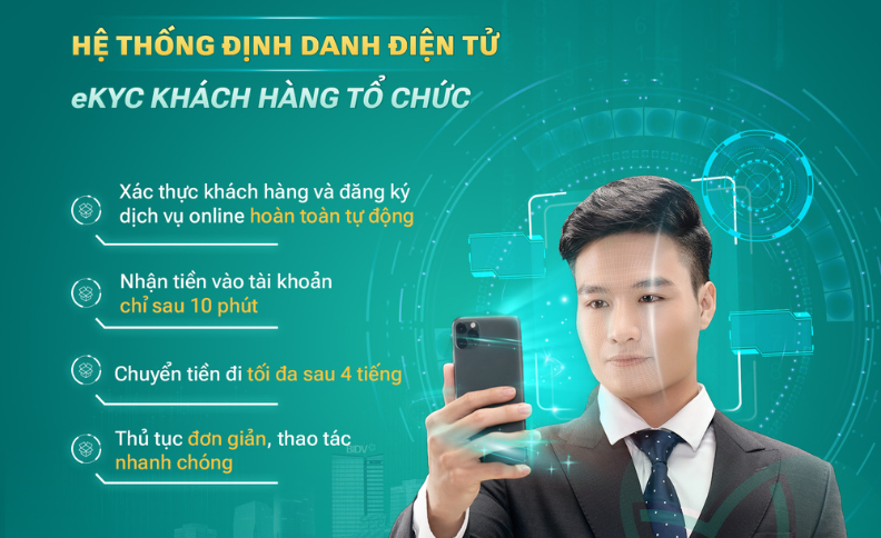 BIDV triển khai định danh điện tử dành cho khách hàng tổ chức
