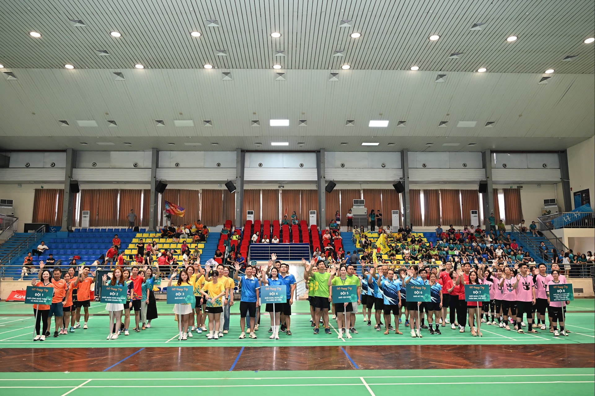 Athletes participating in the Sports Festival