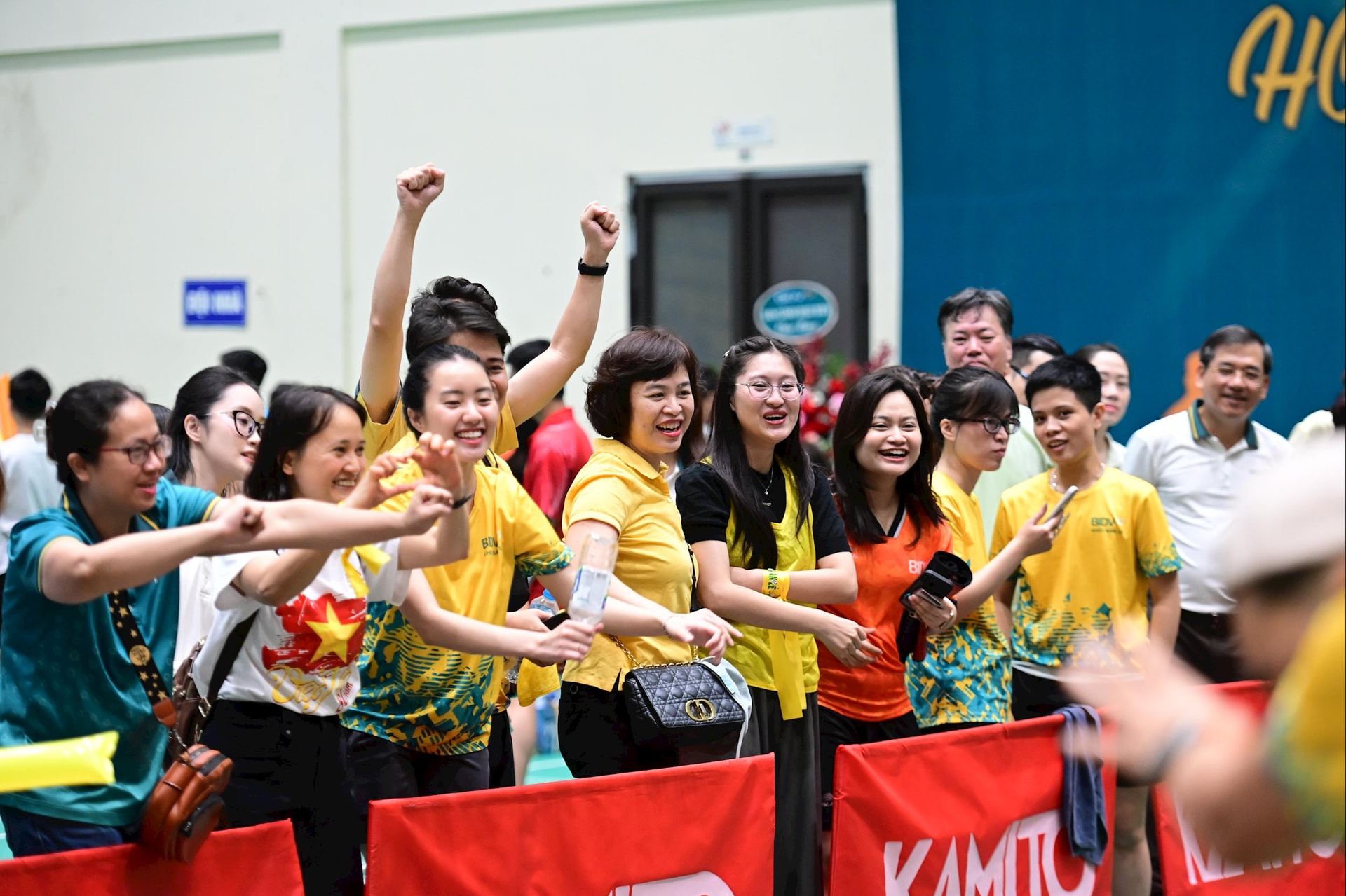 Fans cheering at Sports Festival 2