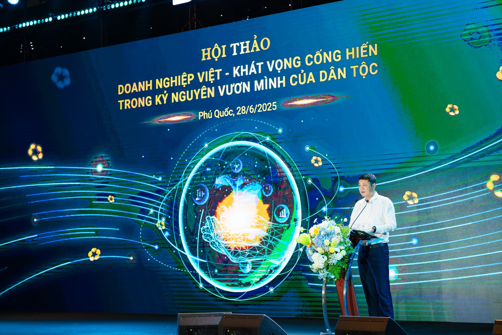 Tổng Giám đốc Lê Ngọc Lâm phát biểu bế mạc hội thảo