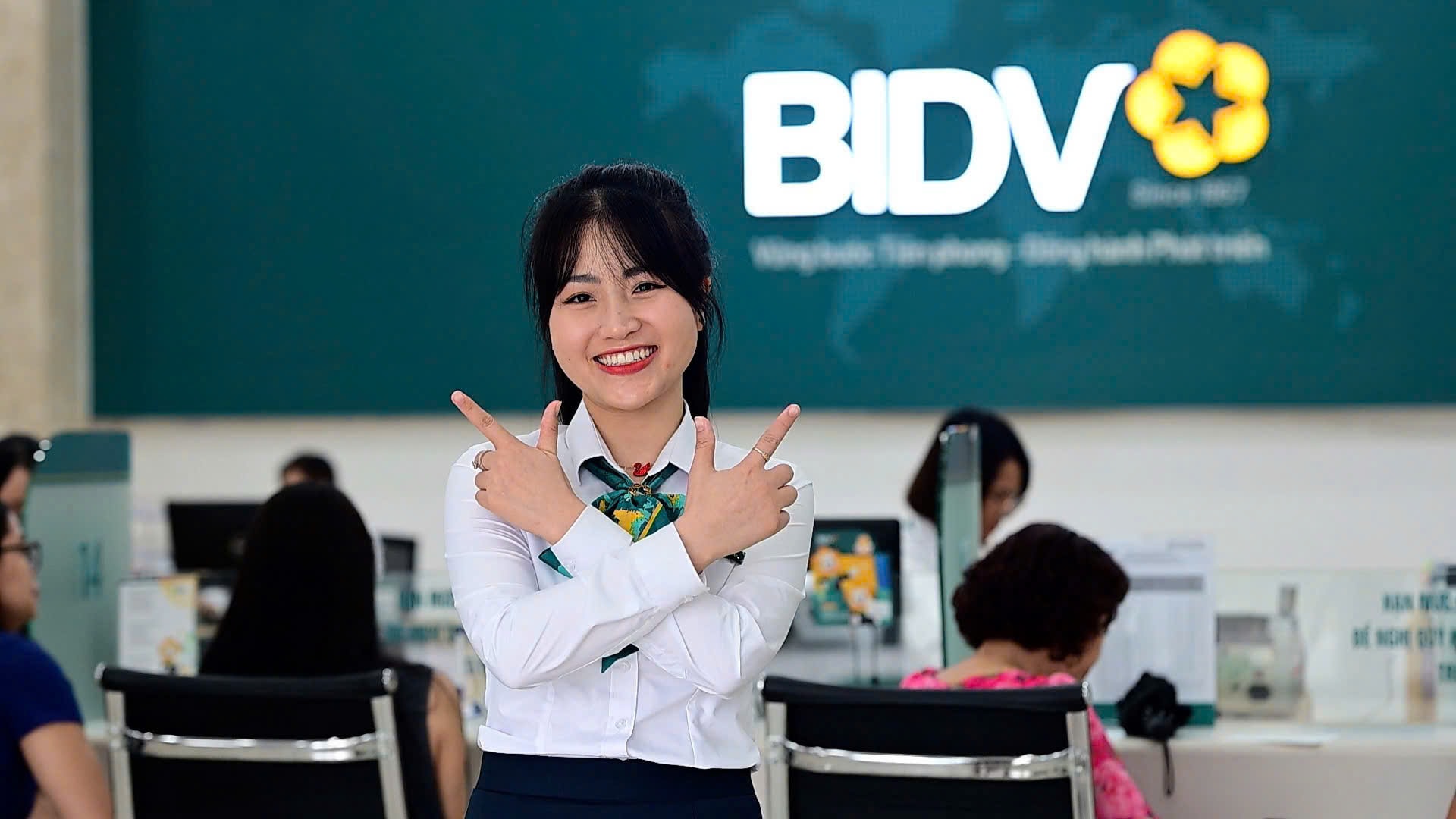 chiến dịch nụ cười BIDV tại các chi nhánh