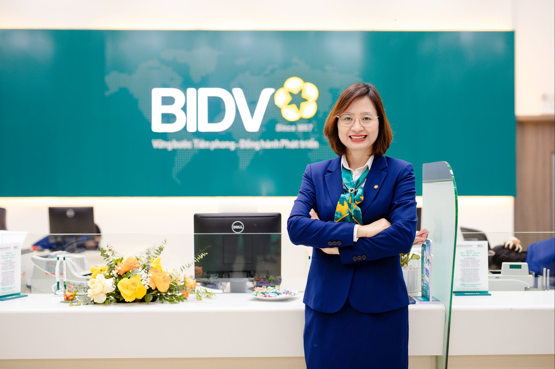 Chị Phạm Thị Thúy Nga - Giám đốc BIDV Lam Sơn