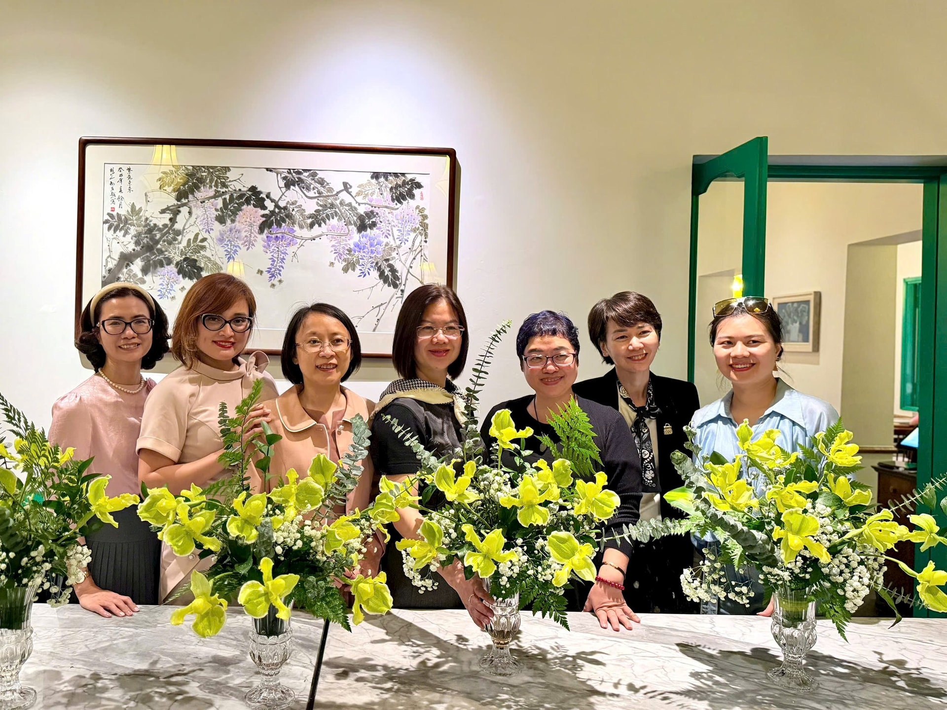 Smiles as bright as flowers