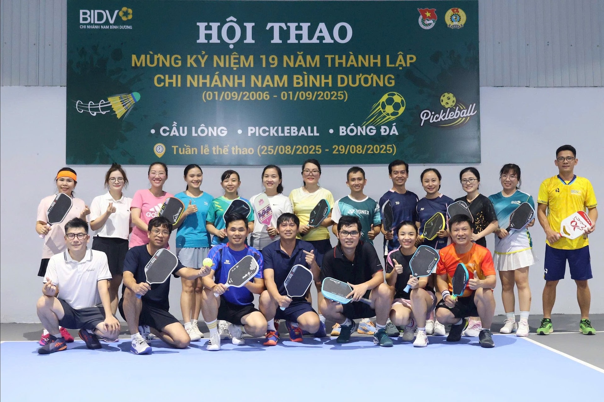 Hội thao kỷ niệm 19 năm thành lập BIDV Nam Bình Dương