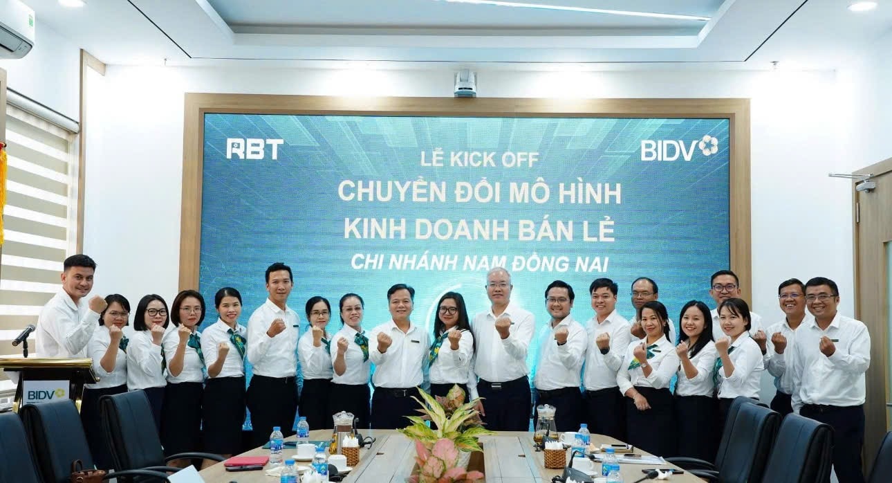 Kickoff ceremony for converting retail business model at BIDV Nam Dong Nai