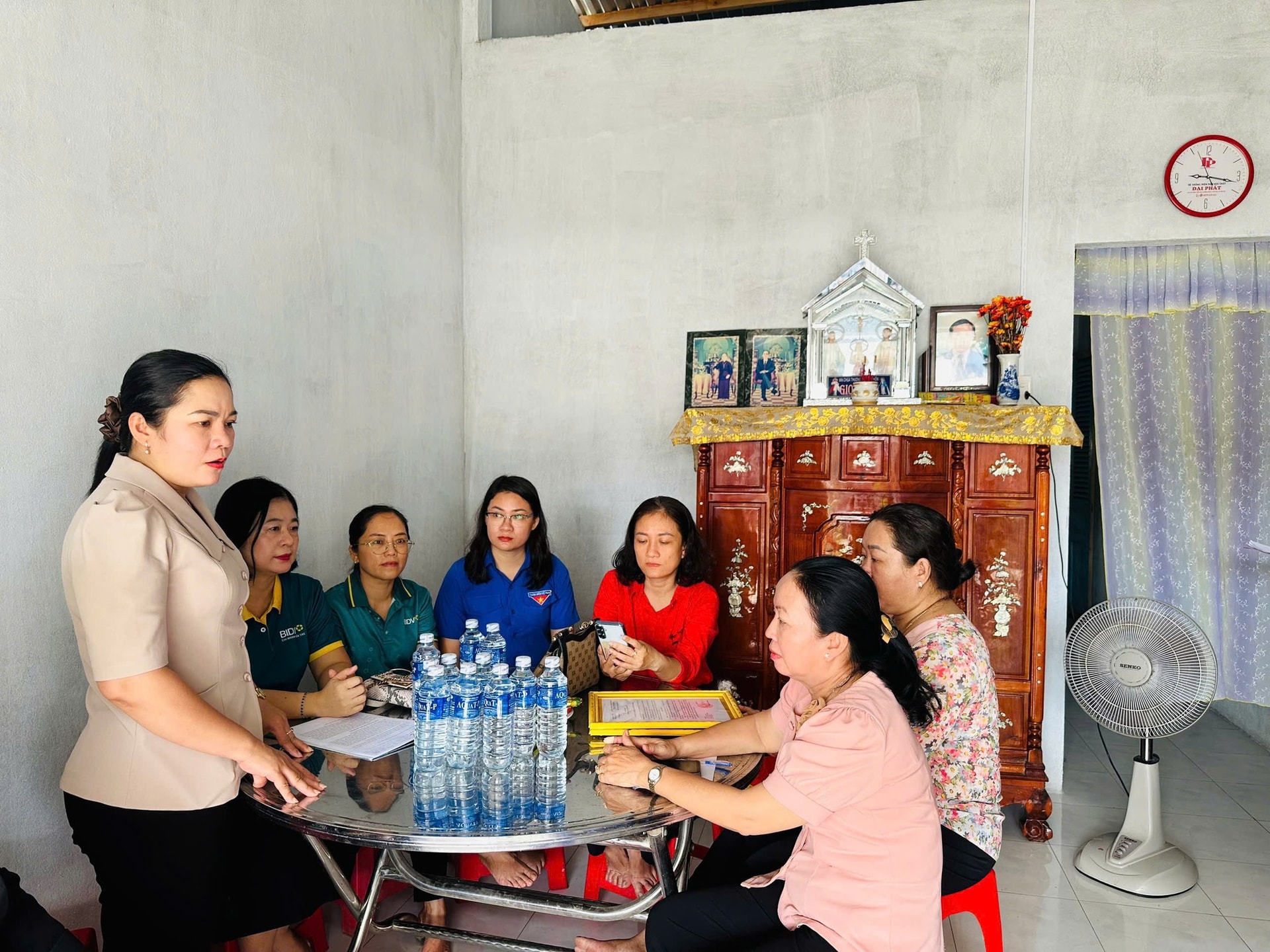 BIDV Bến Tre bàn giao nhà Đại đoàn kết cho hộ dân phường Bến Tre 7