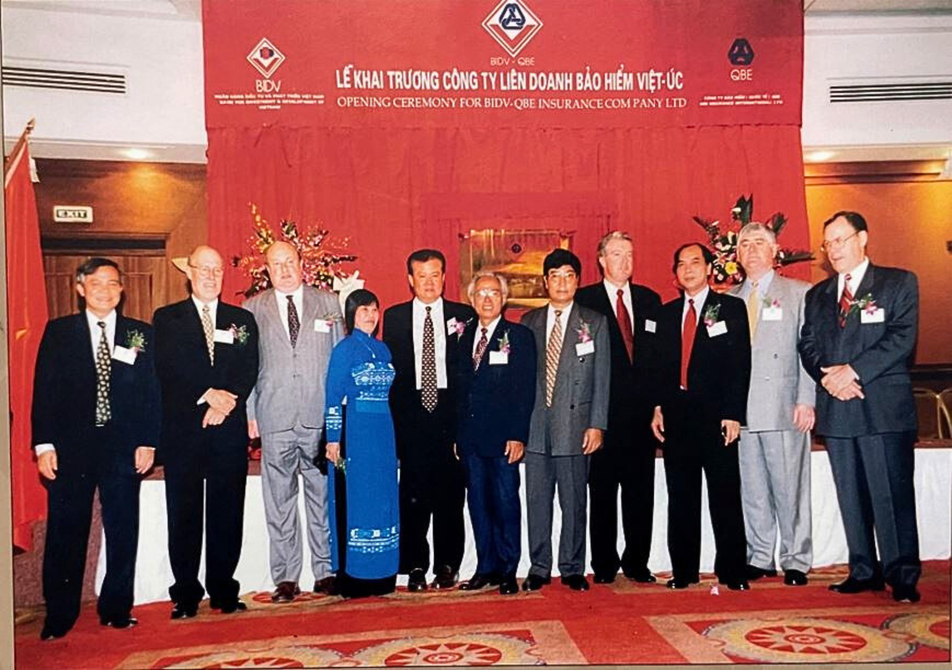 Lễ khai trương Công ty Liên doanh bảo hiểm Việt Úc. BIDV - QBE insurance Co.