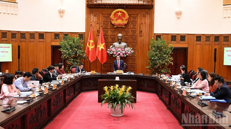 Quang cảnh phiên họp. (Ảnh: TRẦN HẢI) ndo_br_a2-2052-6757.jpg