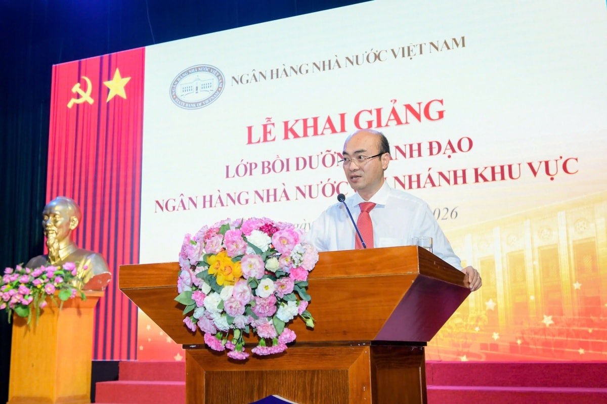 Khai giảng Lớp bồi dưỡng Lãnh đạo Ngân hàng Nhà nước chi nhánh khu vực