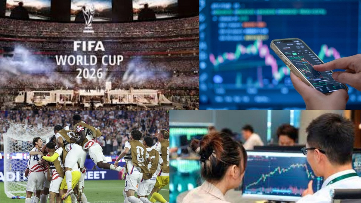 Nhà đầu tư theo dõi diễn biến thị trường trong bối cảnh World Cup 2026 khởi tranh, khi thanh khoản chứng khoán có dấu hiệu suy giảm nhưng nhiều động lực tăng trưởng vẫn đang được kỳ vọng