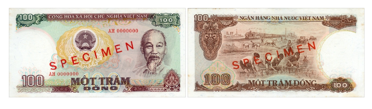 Ảnh 3.3.27.Tiền giấy 100 đồng, 1985