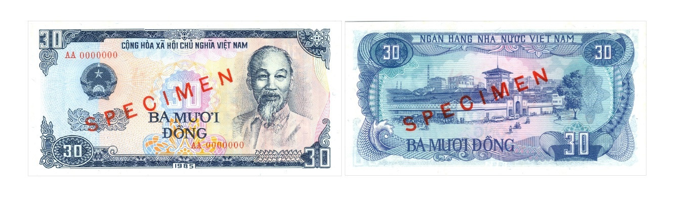 Ảnh 3.3.24. Tiền giấy 30 đồng, 1985