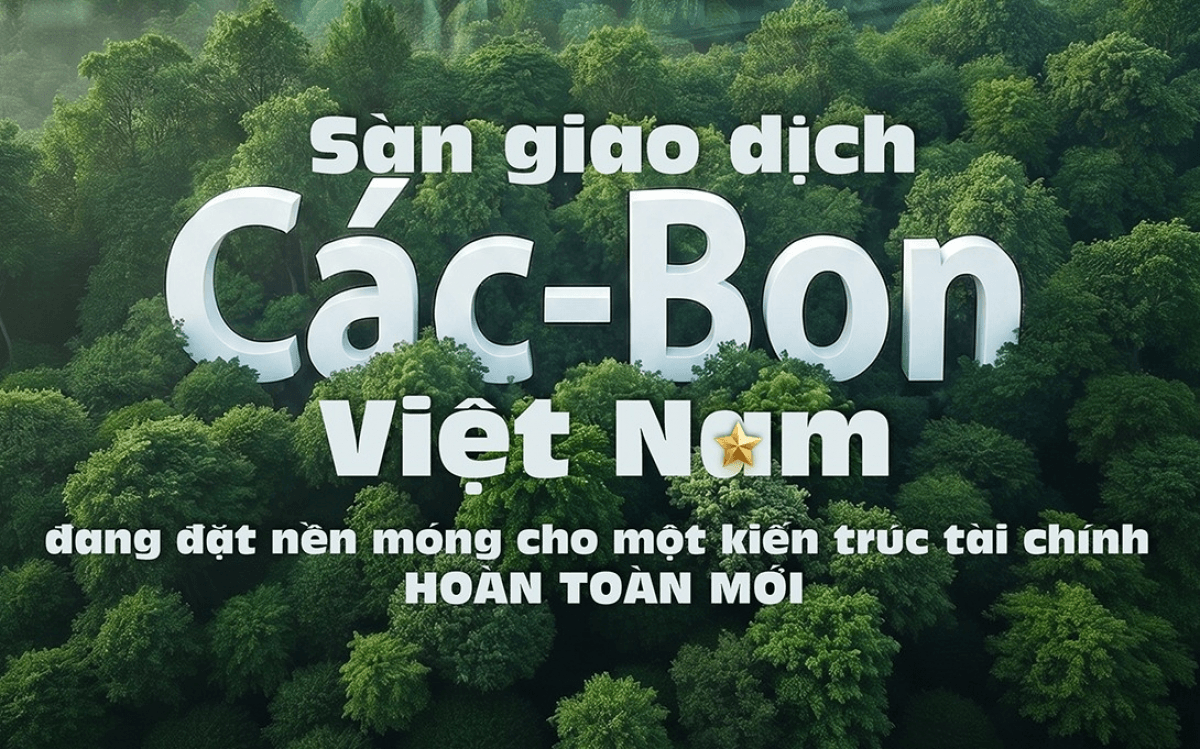 Sàn giao dịch Các - Bon Việt Nam đang đặt nền móng cho một kiến trúc tài chính hoàn toàn mới 