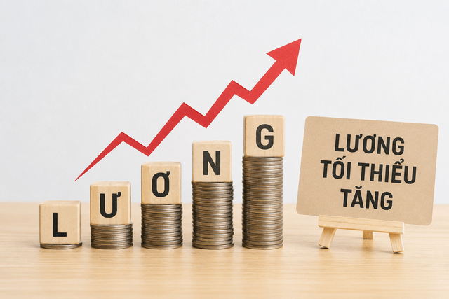 Bộ Nội vụ đề xuất tăng lương tối thiểu vùng bình quân 7,8% từ ngày 1/1/2027 