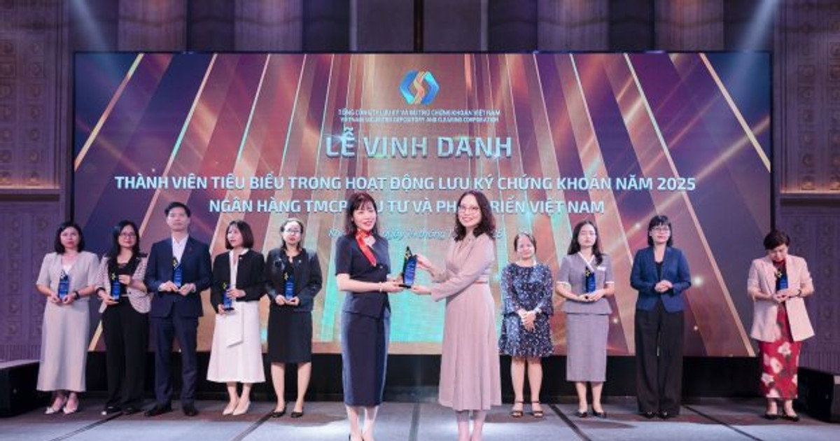 BIDV achieved Top 10 outstanding members in securities depository ...