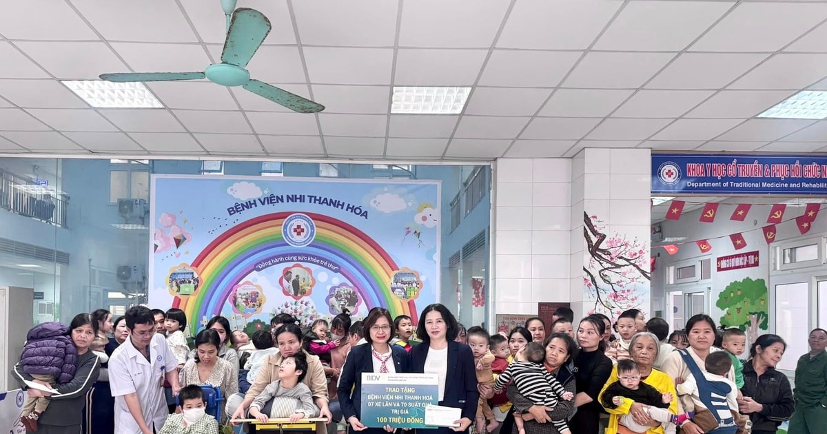 BIDV Lam Sơn - Chung tay sẻ chia cho bệnh nhi khó khăn