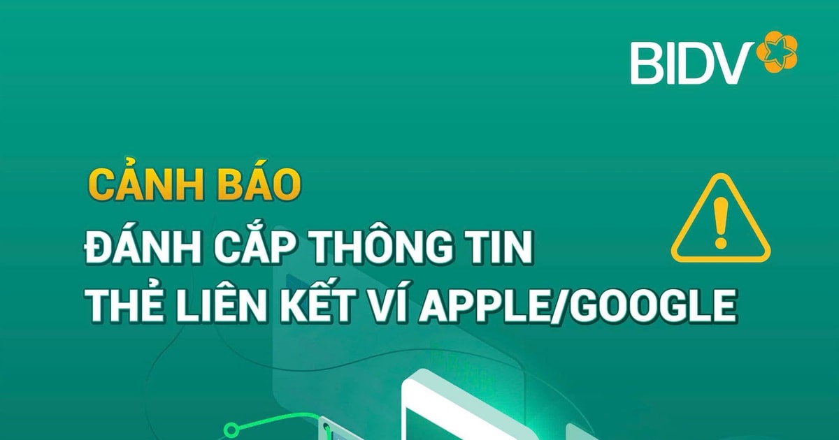 Cảnh báo lừa đảo liên kết ví Apple/Google