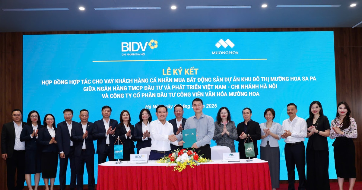BIDV Hà Nội đồng hành phát triển quần thể nghỉ dưỡng quốc tế Alphora Mường Hoa Sa Pa