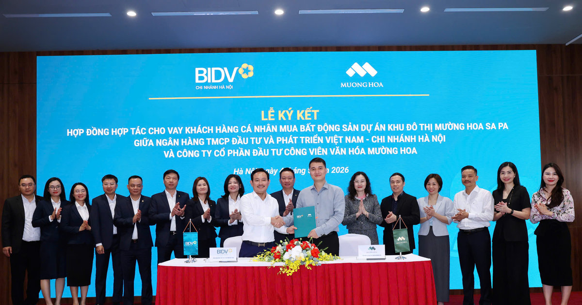 BIDV Hà Nội đồng hành phát triển quần thể nghỉ dưỡng quốc tế Alphora Mường Hoa Sa Pa