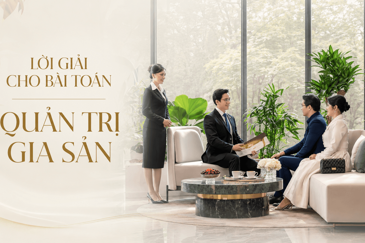 Lời giải cho bài toán quản trị gia sản