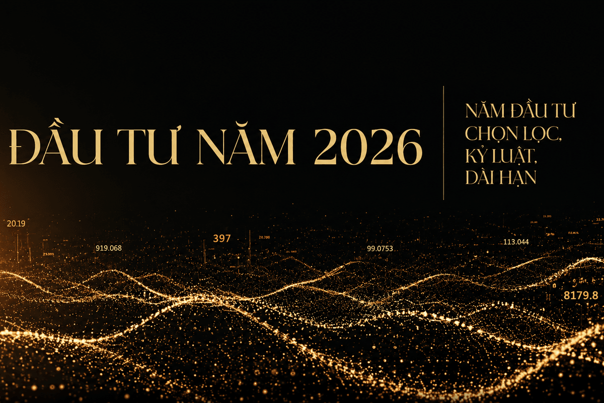 Đầu tư năm 2026 năm đầu tư chọn lọc, kỷ luật, dài hạn
