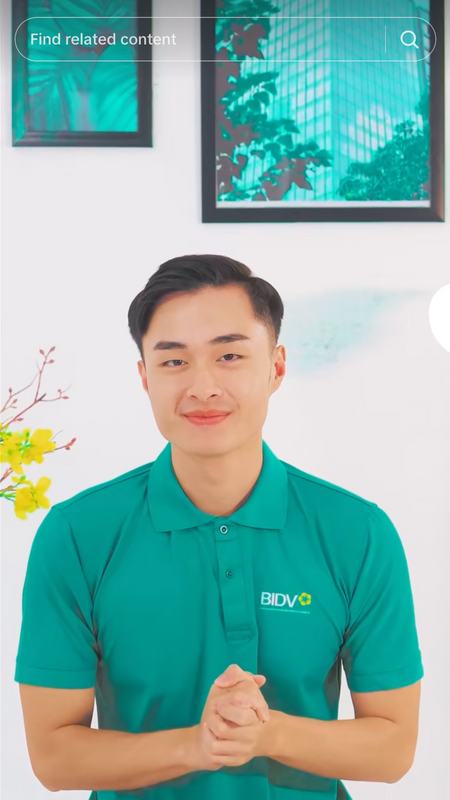 Hello mọi người, BIDV đã chính thức "dấn sân" Tiktok rồi đây 👋💓