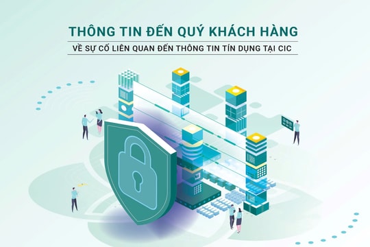 BIDV thông tin về sự cố liên quan đến thông tin tín dụng tại CIC