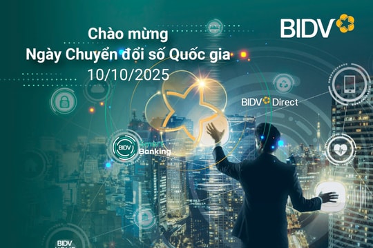          BIDV Hưởng ứng Ngày Chuyển đổi số Quốc gia 10/10/2025