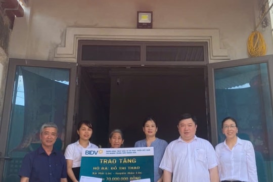 Công đoàn BIDV và hành trình nối dài những mái ấm yêu thương