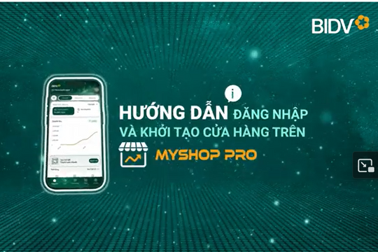 Hướng dẫn đăng nhập và Khởi tạo cửa hàng trên MyShop Pro