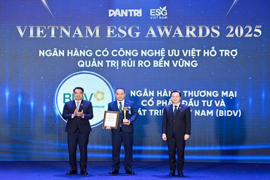 BIDV - Top 5 doanh nghiệp tiên phong về Khoa học Công nghệ năm 2025
