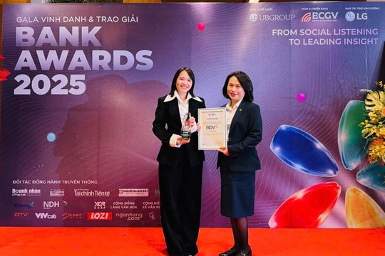 BIDV là Ngân hàng có sự kiện Văn hóa và Giải trí ấn tượng nhất 2025