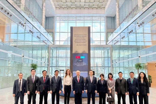 BIDV tham gia Đoàn công tác của Chính phủ tại Kazakhstan