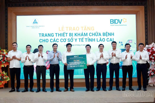 BIDV dành 2 tỷ đồng an sinh xã hội Y tế tại Lào Cai
