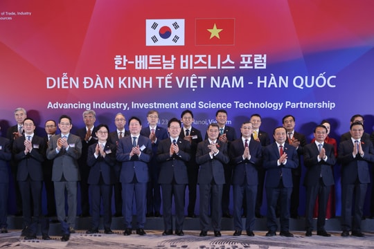 Nâng hợp tác Việt Nam - Hàn Quốc từ đối tác kinh tế đầu tư sang đối tác cùng kiến tạo tương lai