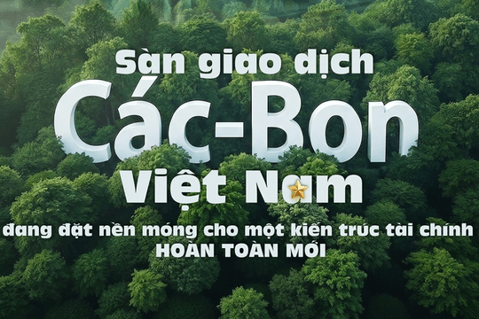 Sàn giao dịch Các - Bon Việt Nam đang đặt nền móng cho một kiến trúc tài chính hoàn toàn mới