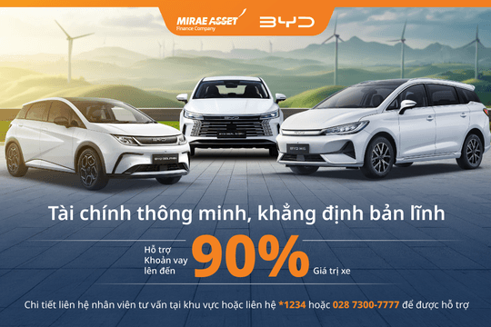 Tài chính Mirae Asset hợp tác cùng BYD mở rộng giải pháp vay mua ô tô