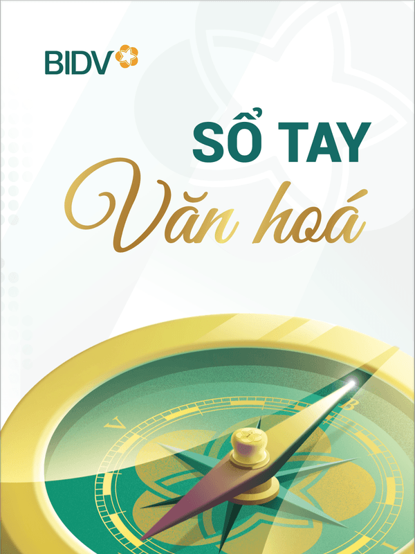 Ấn phẩm văn hóa: Sổ tay văn hóa BIDV