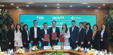 BIDV, ETC và EPAY tăng cường hợp tác