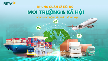 BIDV tiên phong triển khai Khung quản lý rủi ro môi trường và xã hội trong hoạt động tài trợ thương mại BIDV tiên phong triển khai Khung quản lý rủi ro môi trường và xã hội trong hoạt động tài trợ thương mại