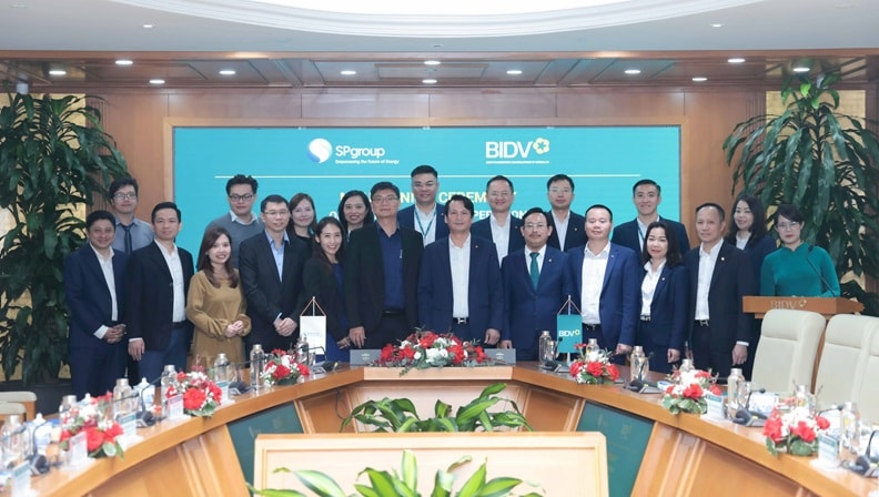 BIDV và SP GROUP hợp tác vì mục tiêu xanh BIDV và SP GROUP hợp tác vì mục tiêu xanh