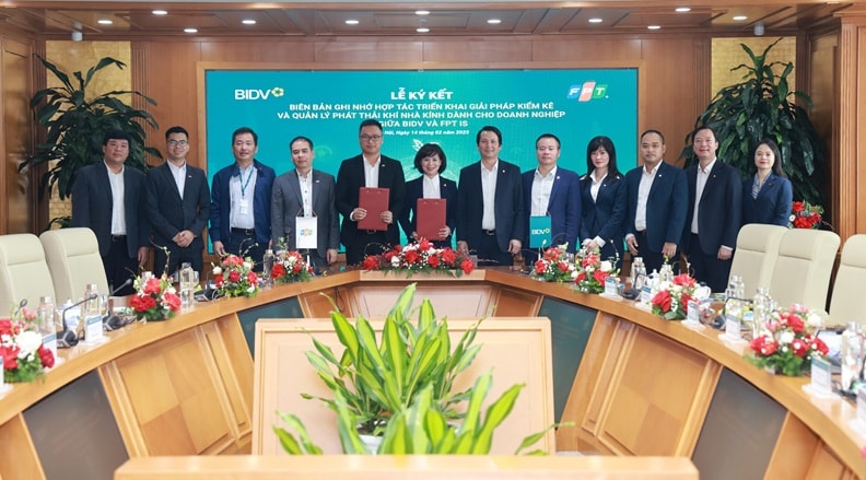 BIDV và FPT hợp tác triển khai giải pháp quản lý phát thải khí nhà kính BIDV và FPT hợp tác triển khai giải pháp quản lý phát thải khí nhà kính