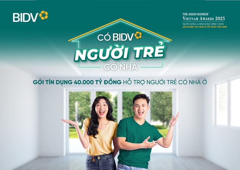 TTBC số 04/2025: BIDV triển khai gói tín dụng 40.000 tỷ đồng hỗ trợ người trẻ có nhà TTBC số 04/2025: BIDV triển khai gói tín dụng 40.000 tỷ đồng hỗ trợ người trẻ có nhà
