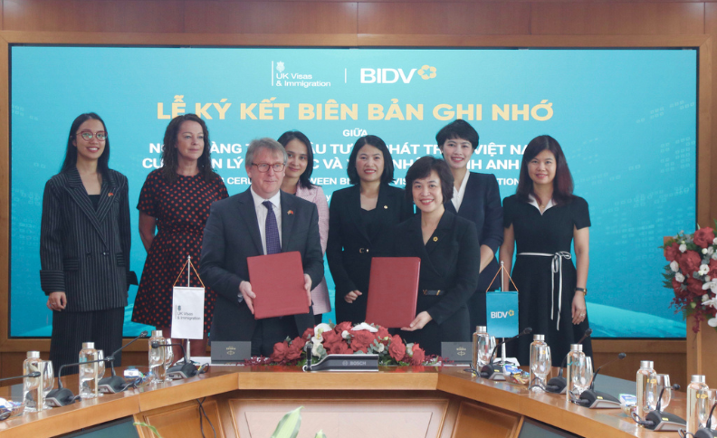 BIDV và UKVI ký kết thúc đẩy hợp tác trong lĩnh vực tài chính – di trú BIDV và UKVI ký kết thúc đẩy hợp tác trong lĩnh vực tài chính – di trú