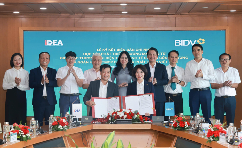Ministry of Industry and Trade and BIDV cooperate to develop e-commerce