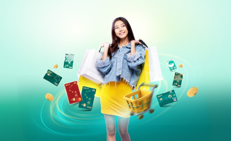 Mua sắm trả góp 0%, hoàn tiền tới 1 triệu đồng cùng thẻ BIDV