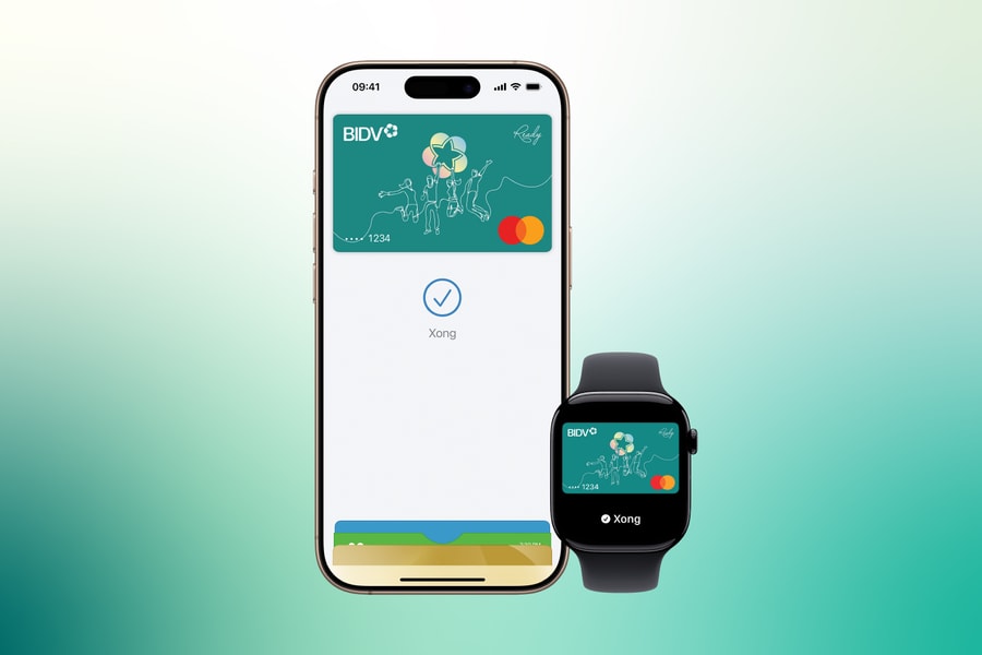 TH true mart에서 Apple Pay로 BIDV 카드로 결제 시 최대 70,000 VND까지 50% 할인