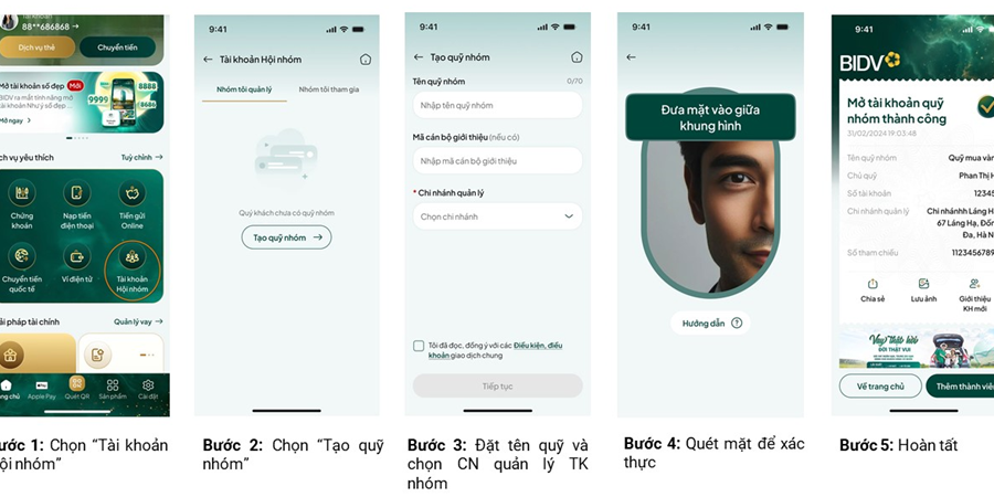 BIDV launches "Group Account": A transparent and convenient solution for managing shared funds on SmartBanking