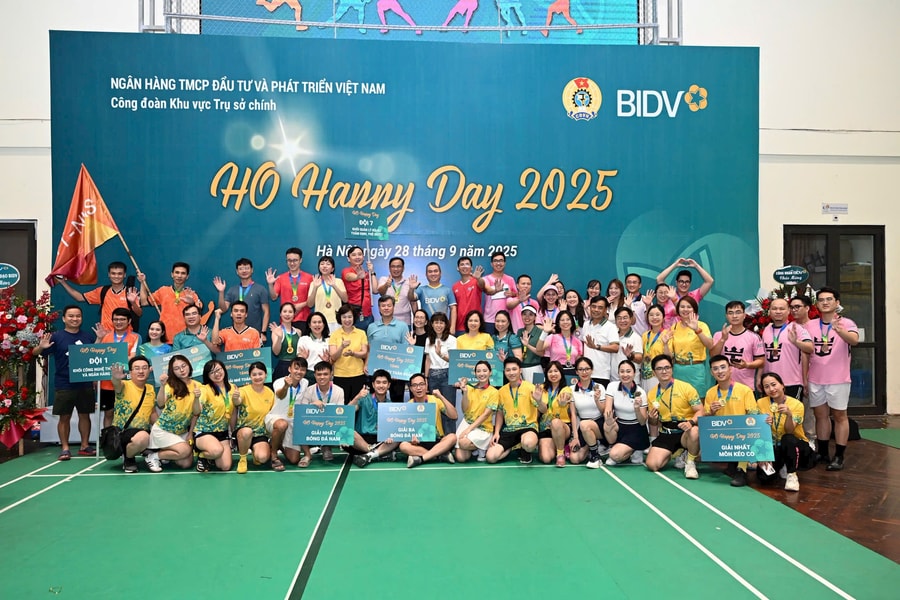 Dấu ấn H.O Happy day 2025: Khi thể thao lan tỏa tinh thần BIDV Dấu ấn H.O Happy day 2025: Khi thể thao lan tỏa tinh thần BIDV